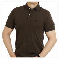 Tommy Hilfiger Koszula Polo Brązowa
